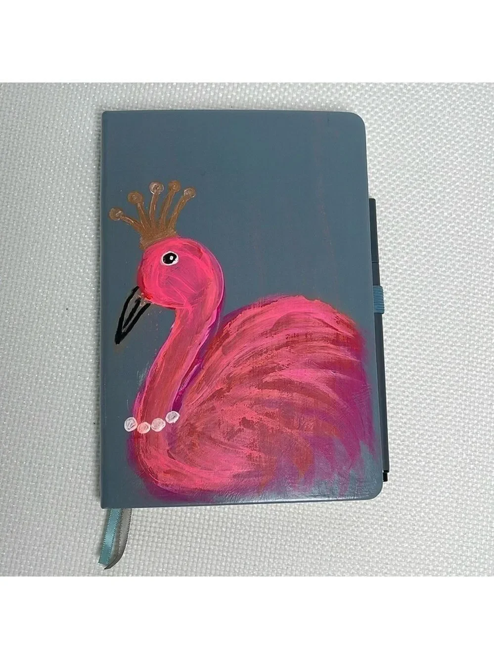 NWT Journal and Pen Set Hand-painted Hard Cover Ruled Paper Notebook 100 GSM